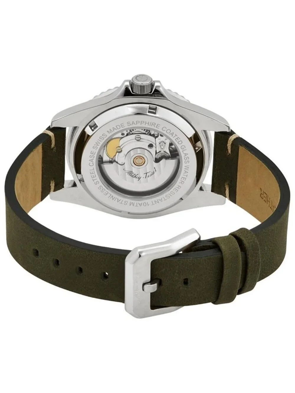 NWT Mathey-Tissot Mathey Vintage Automatic Green Dial Men's Watch